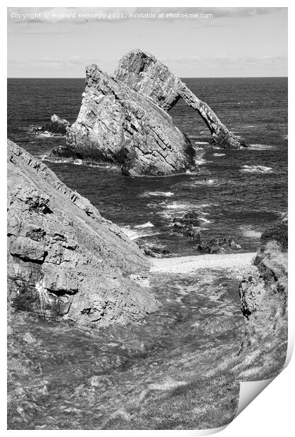 Bow Fiddle Rock Print by Howard Kennedy