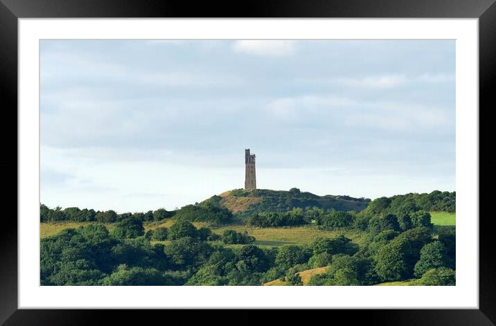 Castle Hill Huddersfield Framed Mounted Print by Roy Hinchliffe