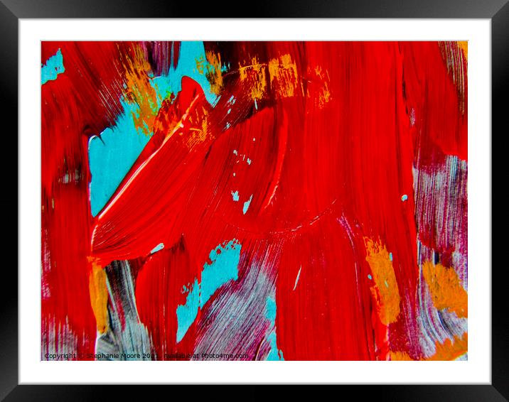 Abstract 2021  Framed Mounted Print by Stephanie Moore