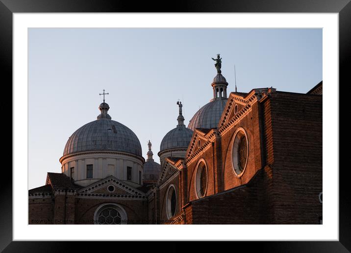 Basilica Santa Giustina in Padova, Italy at Sunrise Framed Mounted Print by Dietmar Rauscher