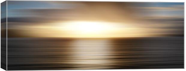Wonderful sunset over the ocean Canvas Print by Erik Lattwein