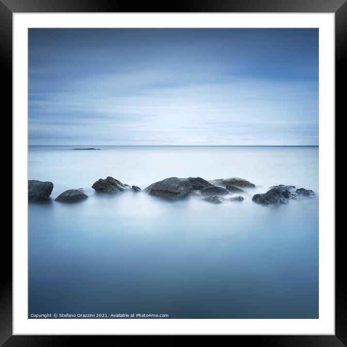 Barrier Framed Mounted Print by Stefano Orazzini
