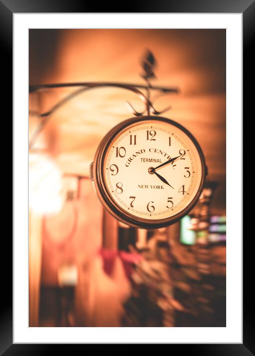 About The Time Definition Framed Mounted Print by Dan Cristian Lavric