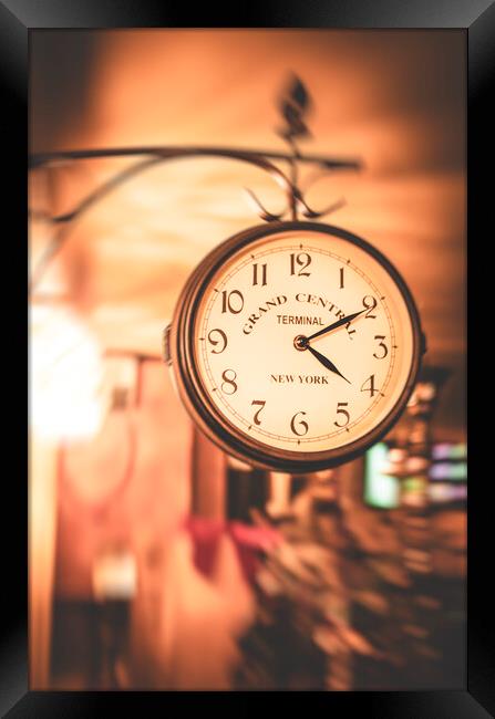 About The Time Definition Framed Print by Dan Cristian Lavric