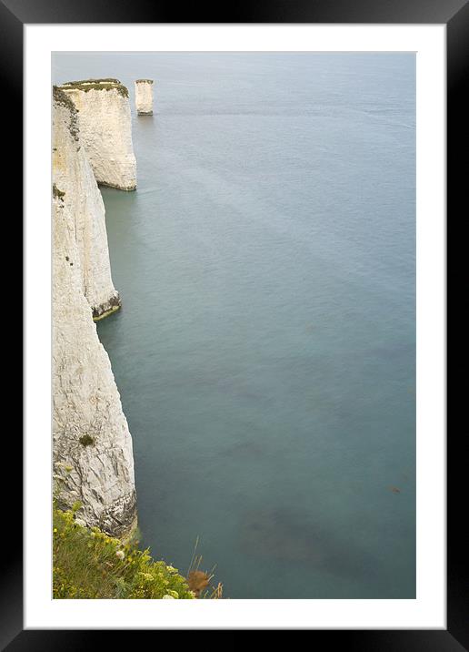 On the edge Framed Mounted Print by Ian Middleton