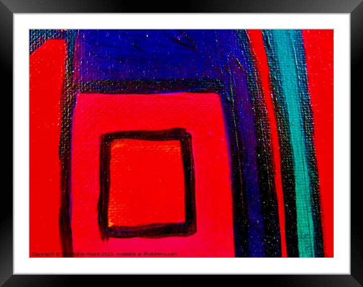 Abstract 2021 23 Framed Mounted Print by Stephanie Moore
