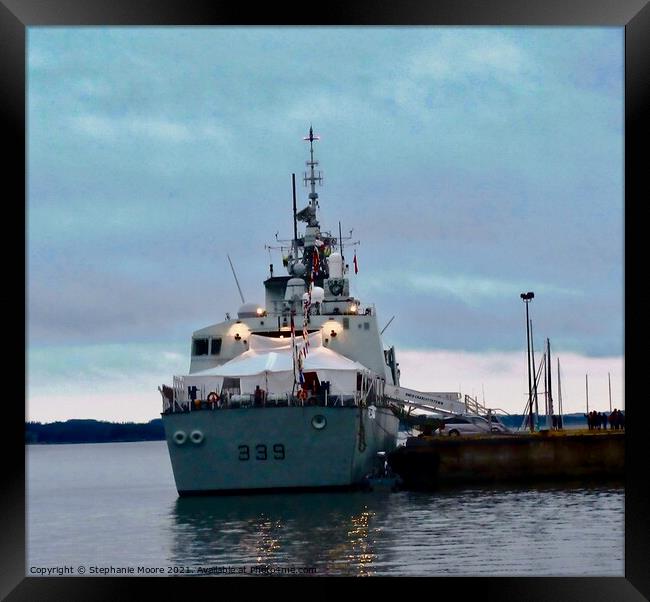 HMCS Charlottetown Framed Print by Stephanie Moore