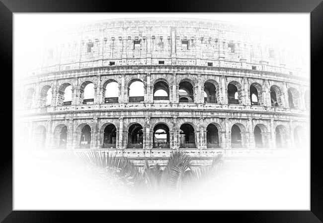Rome sightseeing - the amazing Colosseum Framed Print by Erik Lattwein