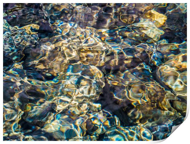 Water ripples abstract Print by Photimageon UK