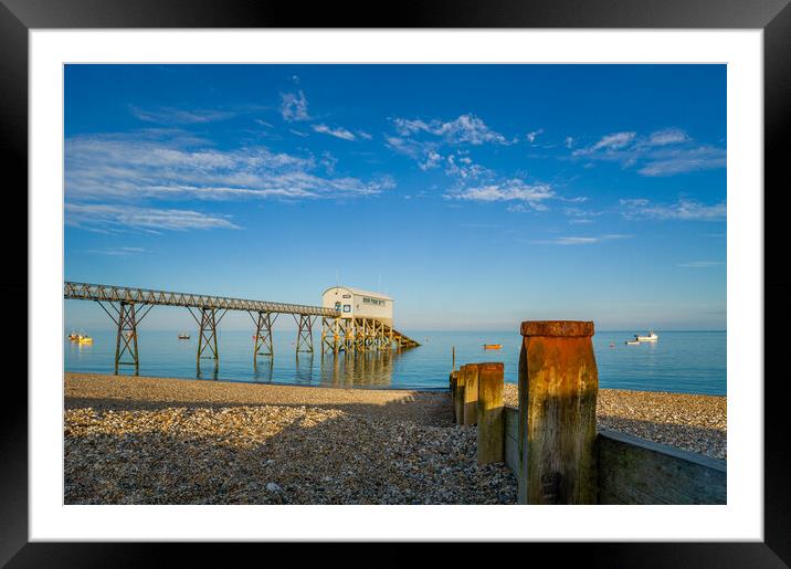 Calm waters today. Framed Mounted Print by Bill Allsopp
