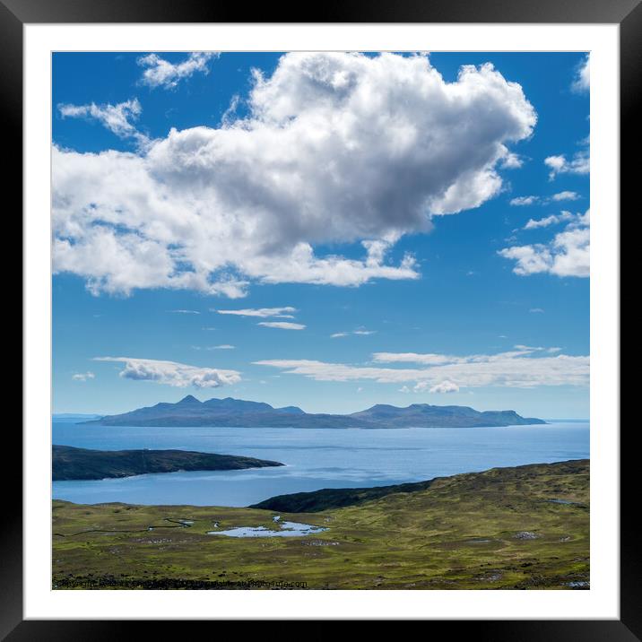 The Isle of Rum, Scotland Framed Mounted Print by Photimageon UK