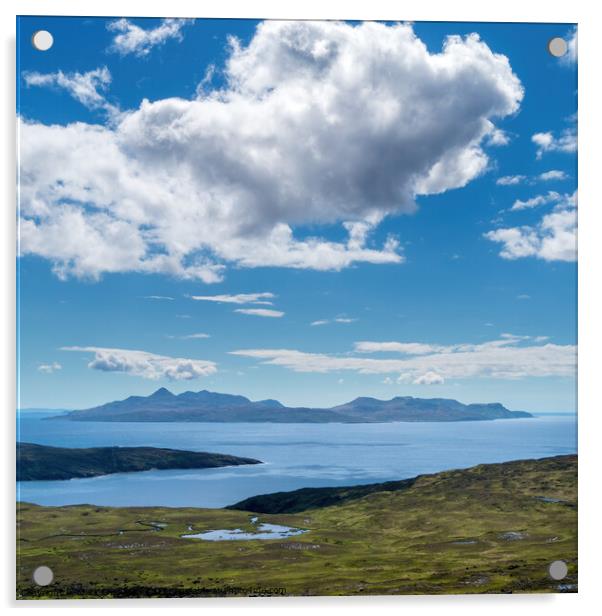 The Isle of Rum, Scotland Acrylic by Photimageon UK
