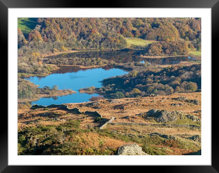 Elterwater in the English Lake District Framed Mounted Print by Photimageon UK