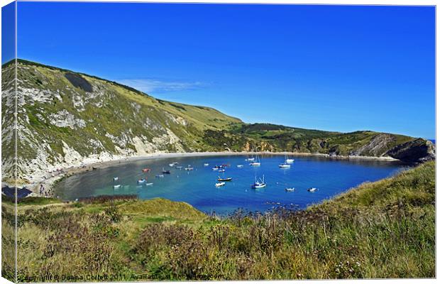 Lulworth Cove Canvas Print by Donna Collett