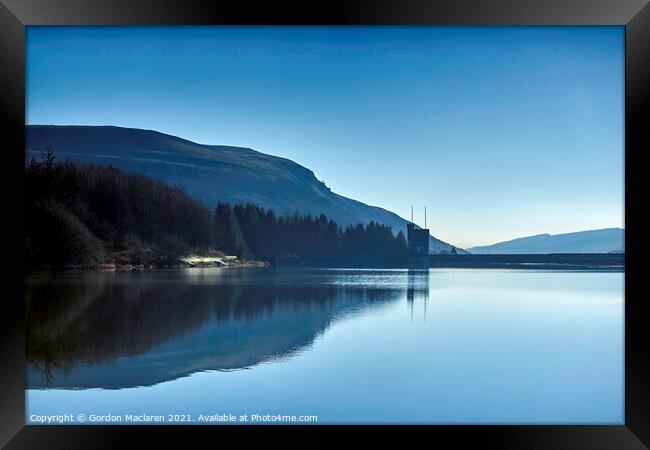 Cantref Reservoir, Brecon Beacons Framed Print by Gordon Maclaren