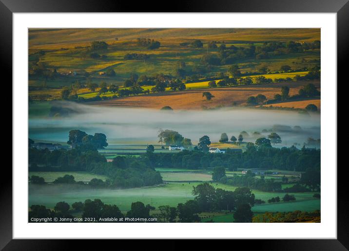 Misty Morning in the Lake District  Framed Mounted Print by Jonny Gios
