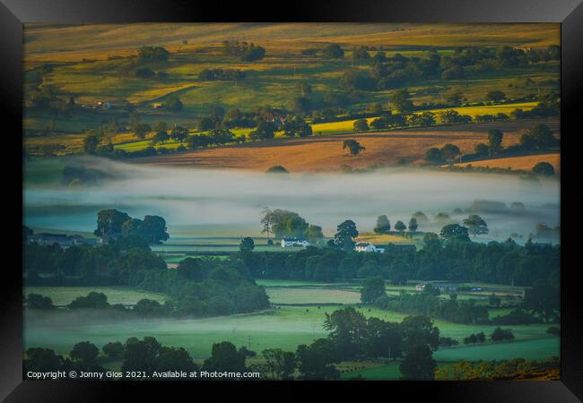 Misty Morning in the Lake District  Framed Print by Jonny Gios