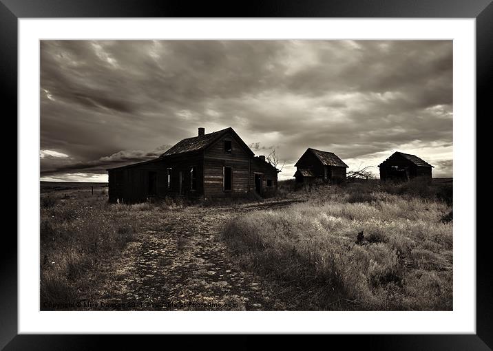 Abandoned Framed Mounted Print by Mike Dawson