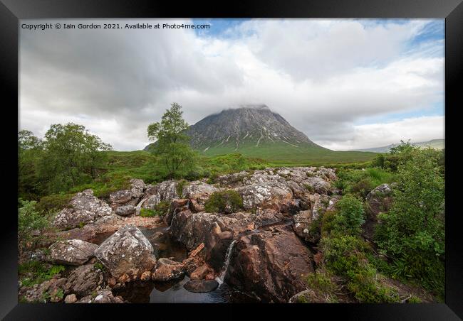 Buchaille Etive Mor - Glencoe Scotland Framed Print by Iain Gordon