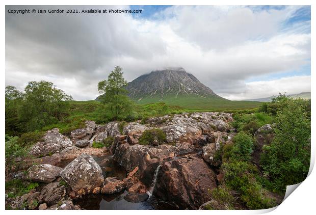 Buchaille Etive Mor - Glencoe Scotland Print by Iain Gordon