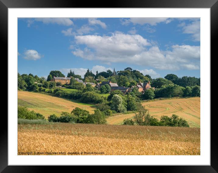 Burrough on the Hill, Leicestershire Framed Mounted Print by Photimageon UK