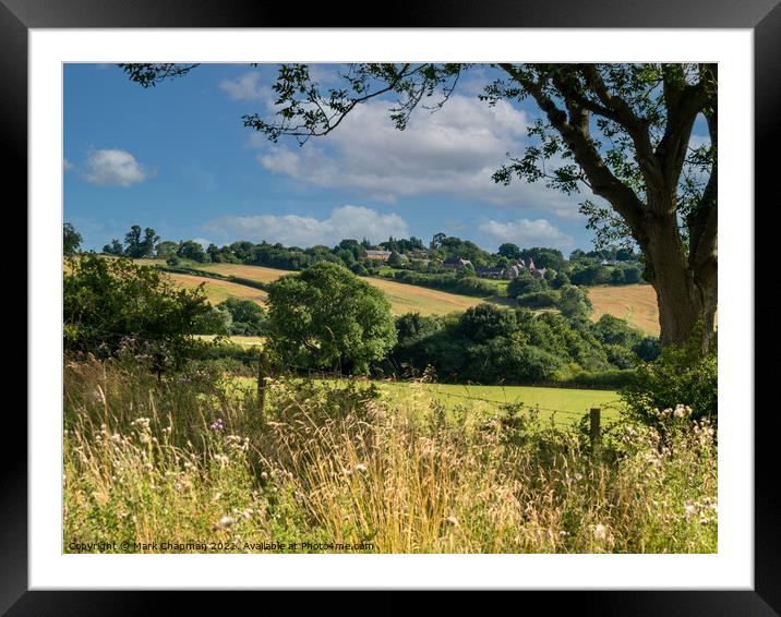 Burrough on the Hill, Leicestershire Framed Mounted Print by Photimageon UK