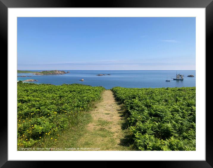 St Martins Isles of Scilly Framed Mounted Print by Simon Marlow