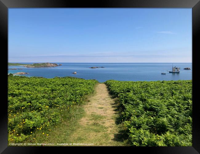 St Martins Isles of Scilly Framed Print by Simon Marlow