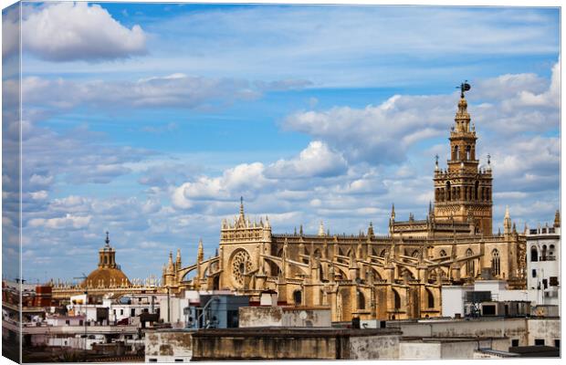 Seville Cathedral in Spain Canvas Print by Artur Bogacki