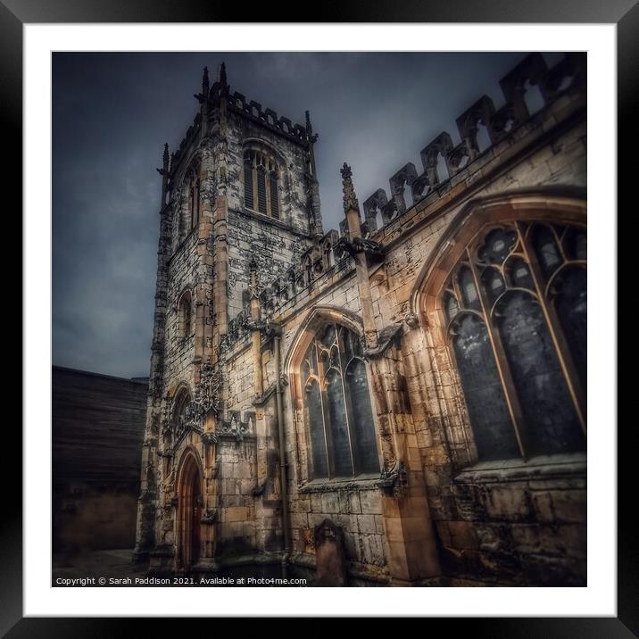 St Martin Le Grand Church in York Framed Mounted Print by Sarah Paddison