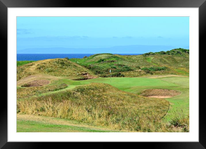 Postage Stamp at Royal Troon Scotland Framed Mounted Print by Allan Durward Photography
