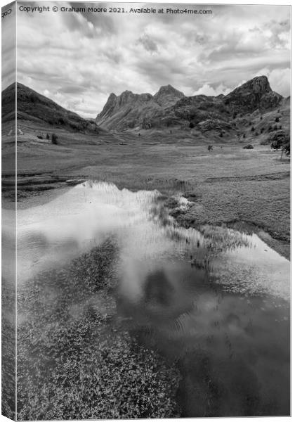 Blea Tarn and Side Pike Canvas Print by Graham Moore