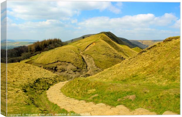 Rolling Hills of the Peak District Canvas Print by Margaret Ryan