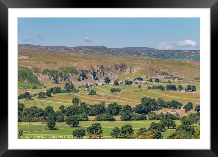 Holwick, Teesdale in Summer Sunshine Framed Mounted Print by Richard Laidler