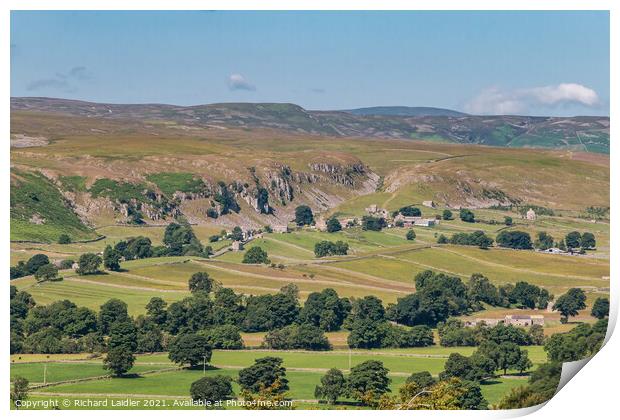 Holwick, Teesdale in Summer Sunshine Print by Richard Laidler