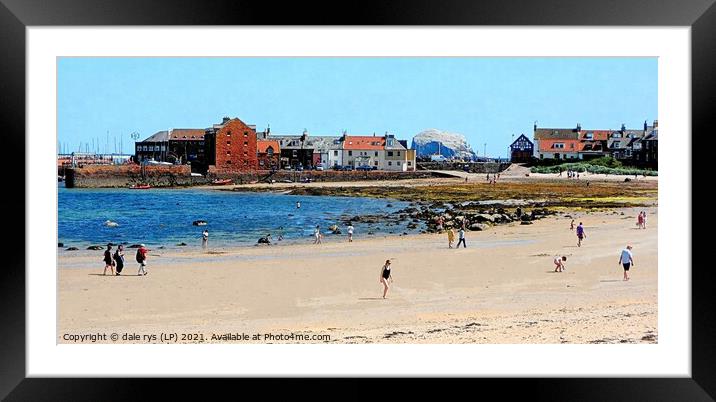 north berwick     Framed Mounted Print by dale rys (LP)