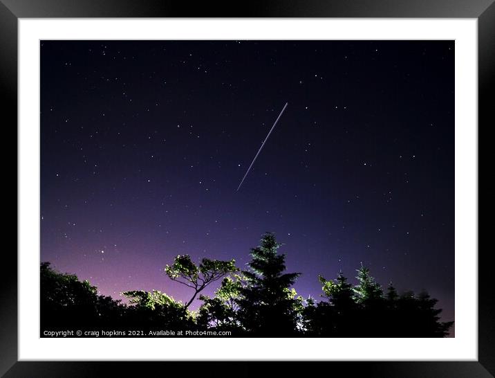 International space station Framed Mounted Print by craig hopkins