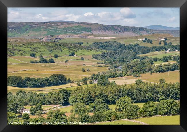 Towards Cronkley Scar from Stable Edge, Teesdale Framed Print by Richard Laidler