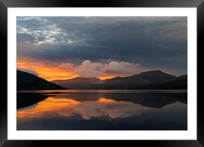 Summer Sunrise on Loch Fyne Framed Mounted Print by Rich Fotografi 