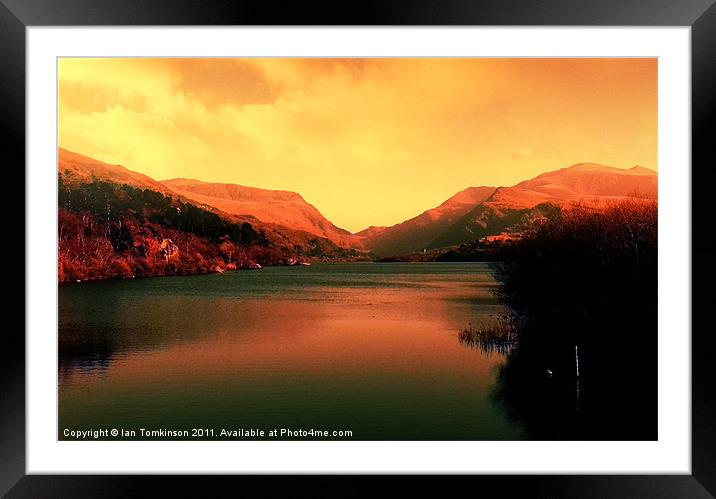 Sunrise on the Lake Framed Mounted Print by Ian Tomkinson