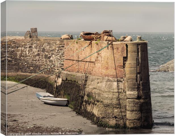 The Harbour Canvas Print by geoff shoults