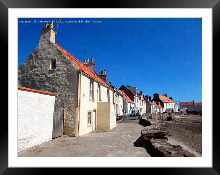 pittenweem Framed Mounted Print by dale rys (LP)