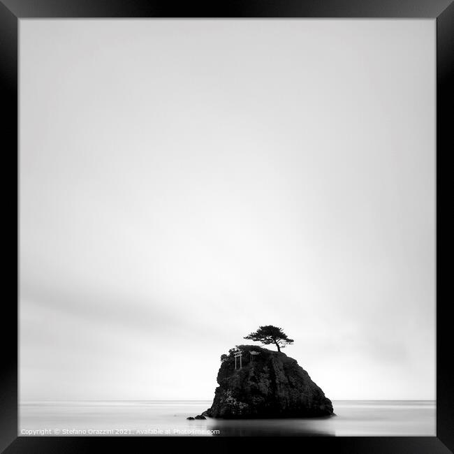 Izumo Rock (2010) Framed Print by Stefano Orazzini