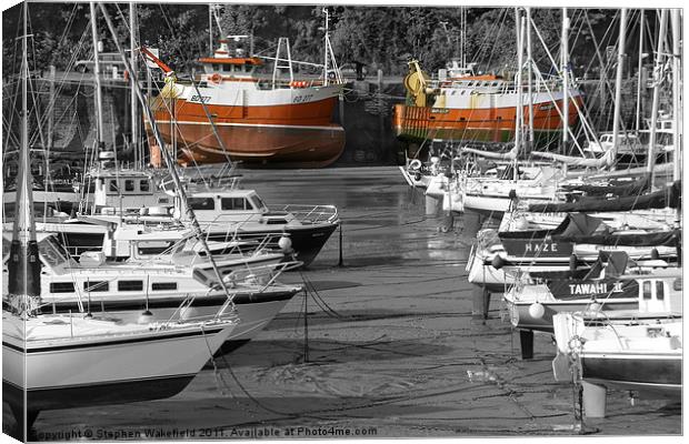 Two Trawlers Canvas Print by Stephen Wakefield