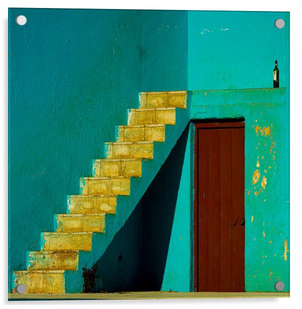 Twelve Steps Acrylic by Chris Lord