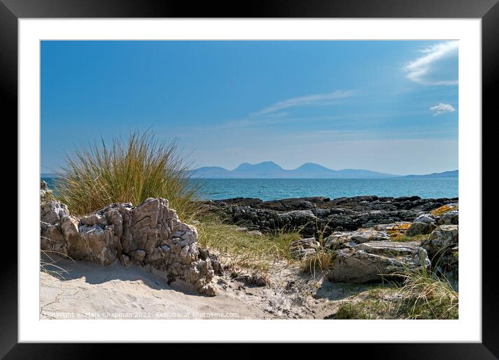 Isle of Jura seen from the Isle Colonsay, Scotland Framed Mounted Print by Photimageon UK