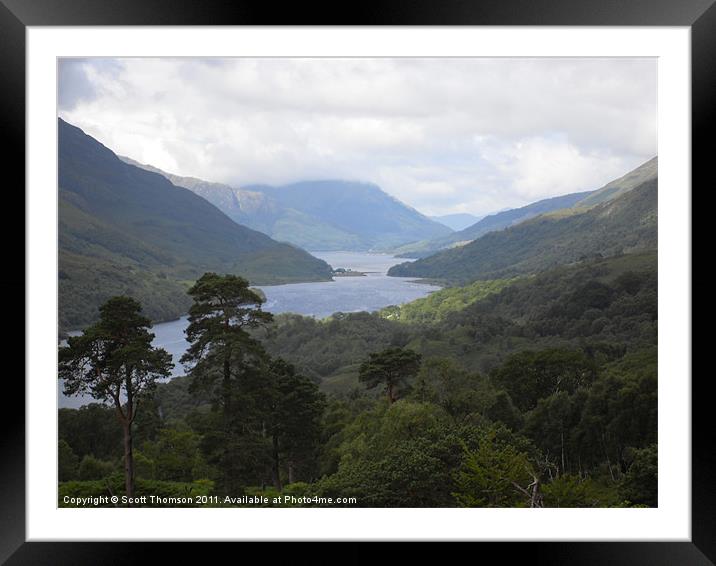 View of Loch Leven Framed Mounted Print by Scott Thomson