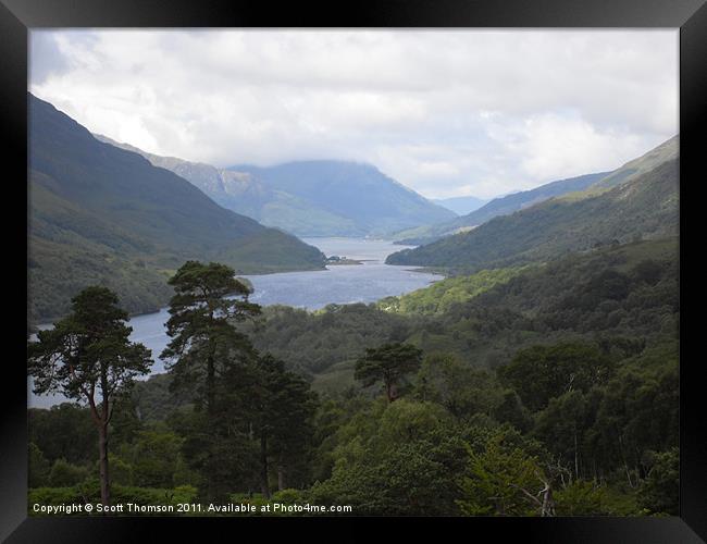View of Loch Leven Framed Print by Scott Thomson