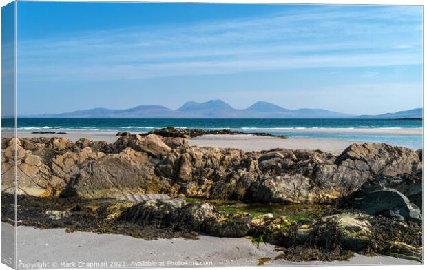 Isle of Jura seen from the Isle of Colonsay, Scotland Canvas Print by Photimageon UK