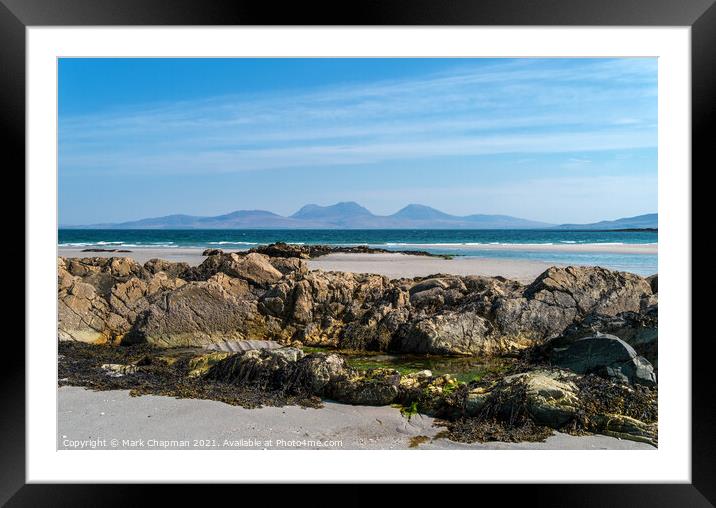 Isle of Jura seen from the Isle of Colonsay, Scotland Framed Mounted Print by Photimageon UK